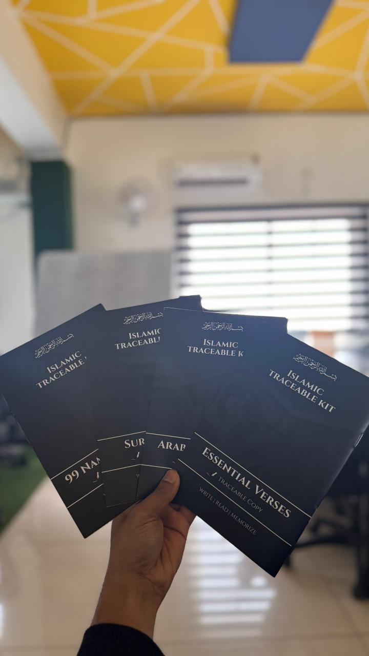 Islamic Tracing Practice Kit – Set of 4