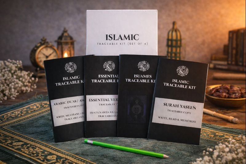 Islamic Tracing Practice Kit – Set of 4